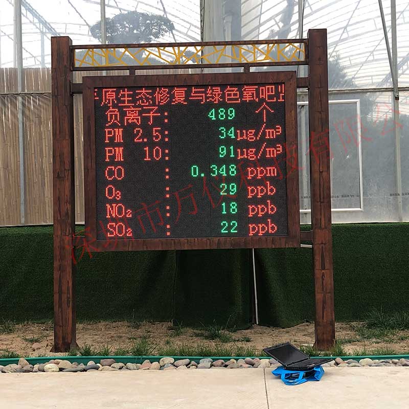 多功能负氧离子在线监测设备显示屏